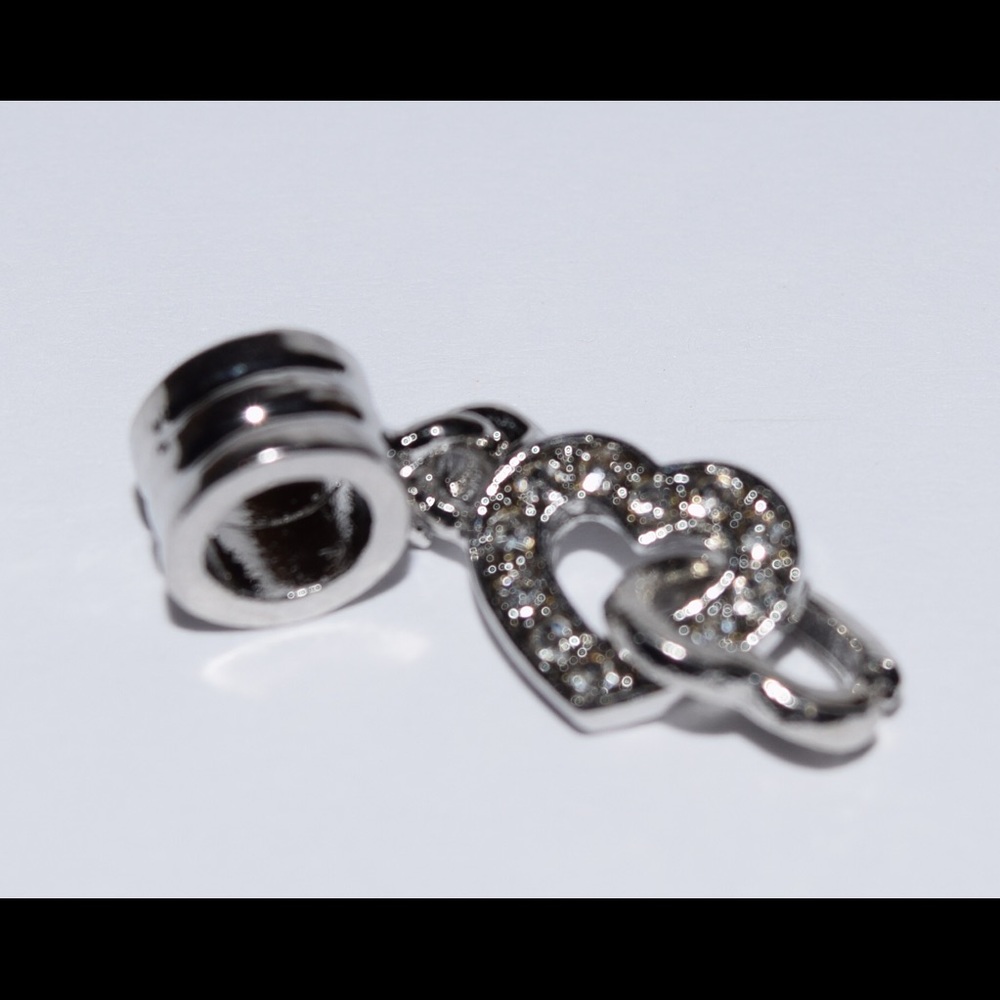 🎁 Bracelet Charm SilverHearts💕
